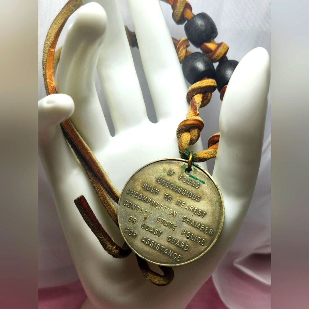 Vintage Scuba Divers Tag "If Found Unconscious"